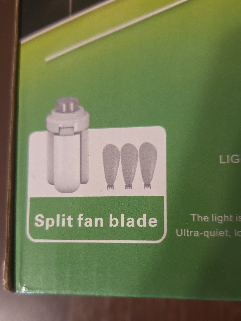 LED Folding Fan Light - Picture 3 of 8